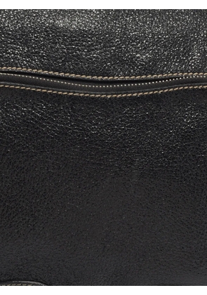 Aigner Vintage tassel-detail leather shoulder bag - Black