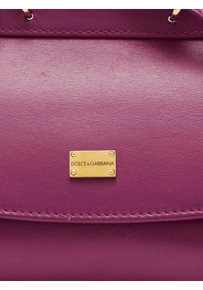 Dolce & Gabbana Pre-Owned Miss Sicily leather tote bag - Purple