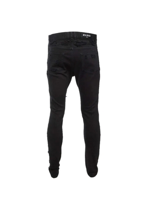 Balmain Pre-Owned distressed skinny jeans - Black