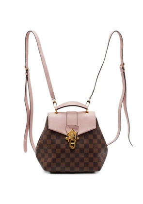 Louis Vuitton Pre-Owned Damier Ebene Clapton backpack - Brown