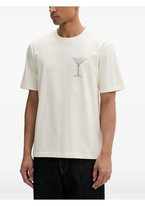Filling Pieces Champagne graphic-print T-shirt - Neutrals