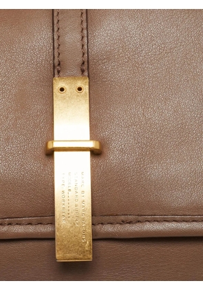Marc By Marc Jacobs flap leather clutch bag - Brown