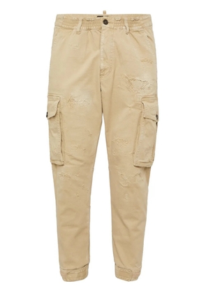 DSQUARED2 Cyprus ripped cargo trousers - Neutrals