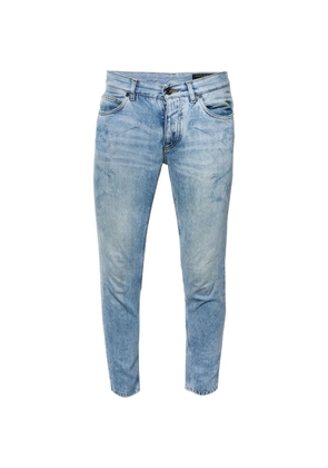 Dolce & Gabbana Pre-Owned Angel-print slim-fit jeans - Blue