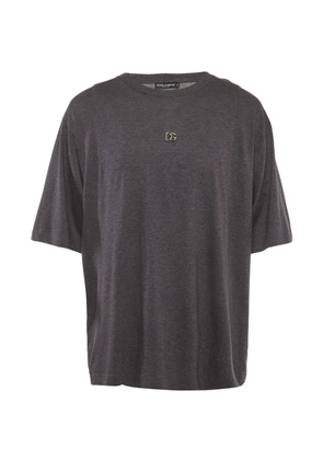 Dolce & Gabbana Pre-Owned DG plaque T-shirt - Grey