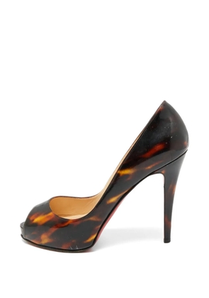 Christian Louboutin Pre-Owned Very Prive peep-toe pumps - Brown