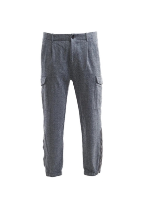 Brunello Cucinelli wool cargo pants - Grey