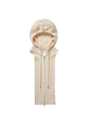 Veronica Beard Wickham cable-knit dickey - Neutrals
