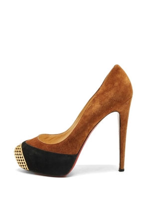Christian Louboutin Pre-Owned Maggie embellished pumps - Brown