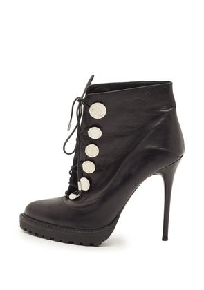 Alexander McQueen Pre-Owned leather ankle boots - Black