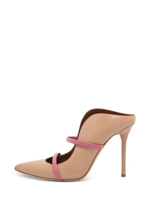 Malone Souliers Maureen curved vamp mules - Neutrals