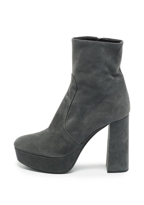 Prada Pre-Owned platform ankle boots - Grey