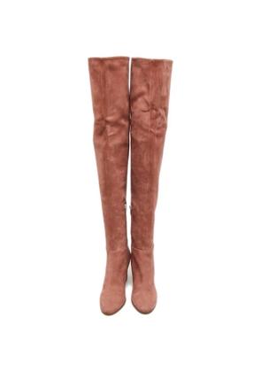 Le Silla over-the-knee suede boots - Pink