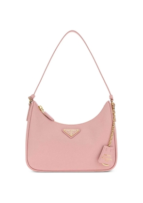 Prada mini Re-Edition 2005 Saffiano leather shoulder bag - Pink