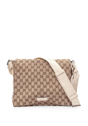 Gucci Pre-Owned 2000s GG canvas shoulder bag - Neutrals