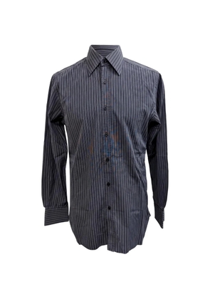 Gucci Pre-Owned Striped button-down shirt - Grey