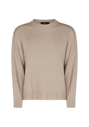 Fabiana Filippi bead-embellished ribbed-trim sweater - Neutrals