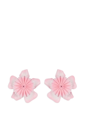 Chloé Bloom floral-motif earrings - Pink
