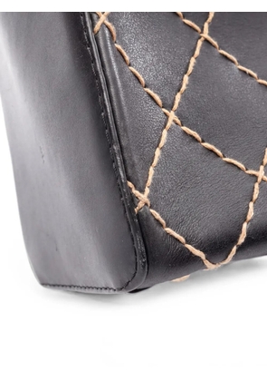 CHANEL Pre-Owned 2000-2002 Wild Stitch leather tote bag - Black
