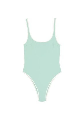 MC2 Saint Barth Cassandra contrast-trim swimsuit - Green