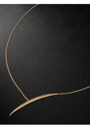 SHAUN LEANE - Armis 18-Karat Gold Diamond Necklace - Men - Silver