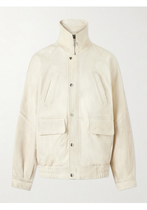 Enfants Riches Déprimés - Prince Phillip's Childhood Leather Jacket - Men - White - S