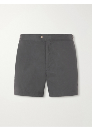 TOM FORD - Straight-Leg Mid-Length Swim Shorts - Men - Gray - IT 44