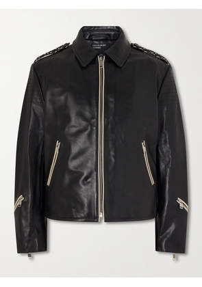 Enfants Riches Déprimés - Afterlife Leather Jacket - Men - Black - S