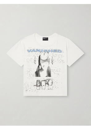 Enfants Riches Déprimés - Buddhist Uncle Printed Cotton-Jersey T-Shirt - Men - White - S
