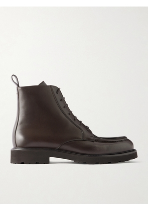 Canali - Leather Lace-Up Boots - Men - Brown - EU 40