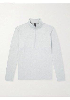 Lululemon - Slim-Fit Stretch Recycled-Jersey Half-Zip Top - Men - Gray - S