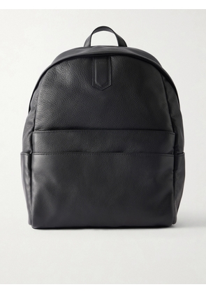 Canali - Full-Grain Leather Tote Bag - Men - Black