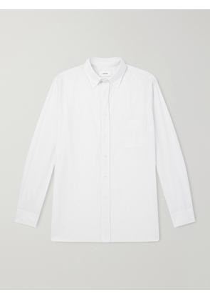 Lardini - Striped Cotton Shirt - Men - White - EU 38