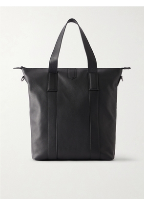 Canali - Full-Grain Leather Backpack - Men - Black