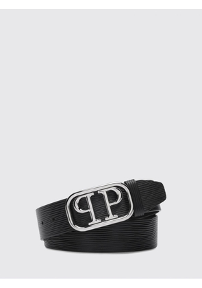 PHILIPP PLEIN Embossed Leather Belt