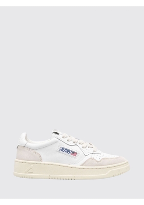 AUTRY Medalist Low Bicolor Leather Sneakers with Perforated Toe