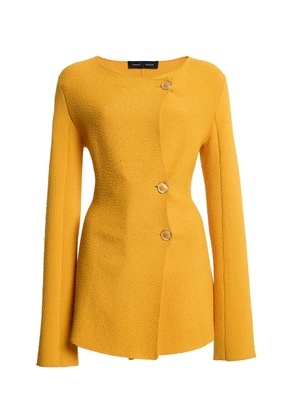 Proenza Schouler Sukki Draped Boucle Knit Jacket - Moda Operandi