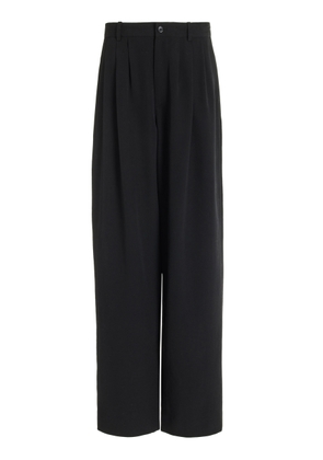 The Row Rufos Oversized Pleated Wool Wide-Leg Pants - Moda Operandi