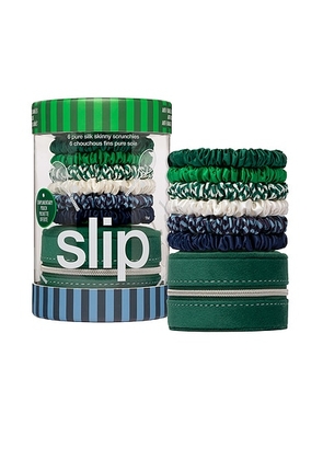 Slip Pure Silk Skinny Scrunchies Set Of 6 in Hair On Point - Multi. Size all.