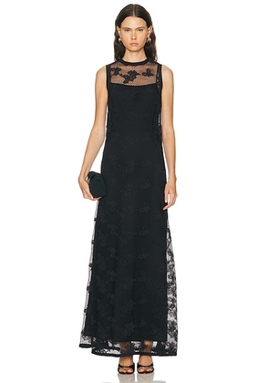 Alexis Eterna Dress in Noir - Black. Size S (also in XS, M, L).