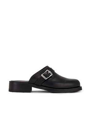 Our Legacy Camion Mule in Black Leather - Black. Size 42 (also in 43, 44, 41, 45).