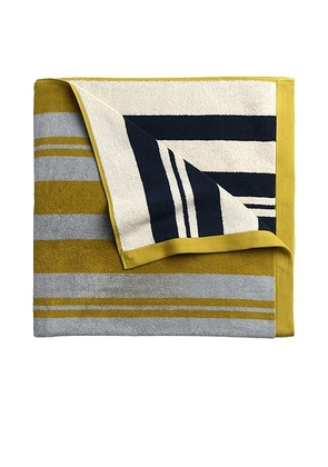 Parachute Casita Beach Towel in Citron & Sky - Blue. Size all.