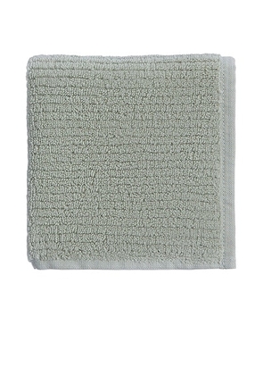 Parachute Soft Rib Washcloth in Sage - Green. Size all.