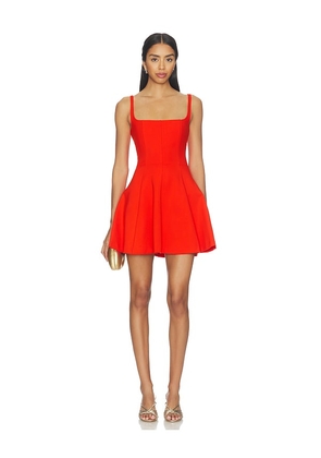 Amanda Uprichard Loren Dress in Red. Size L. Also in M, S, XL, XS.