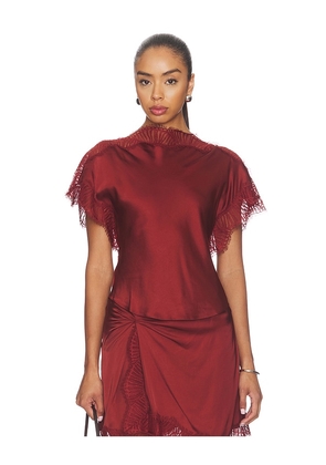 A.L.C. Luna Top in Red. Size 0. Also in 10, 2, 4, 6, 8.