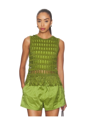 A.L.C. Esme Top in Sage. Size L. Also in M, S, XS.