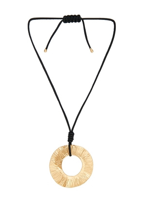Cult Gaia Ren Necklace in Metallic Gold.