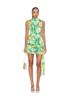 Curaae by Elliatt Lilia Highneck Mini Dress in Multi. Size L. Also in M, S, XS.