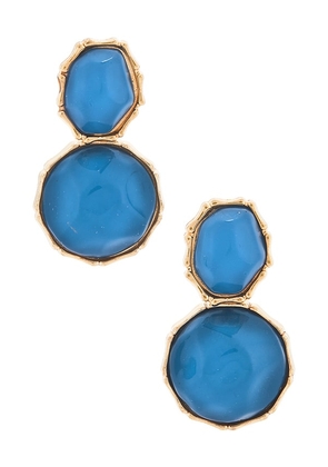 Amber Sceats Prague Earrings in Blue.