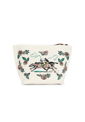 The Great The Derby Pouch in Cream.